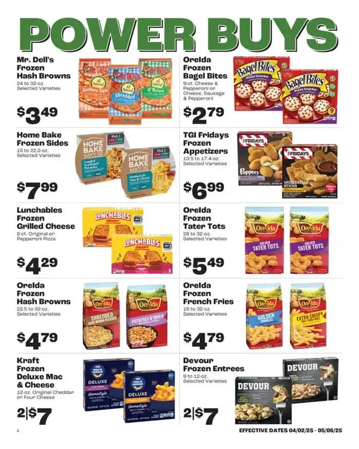 Weekly ad Rosauers Monthly Power Buys from April 2 to May 6 2025 - Page 4