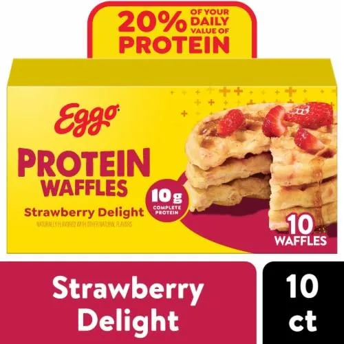 Eggo® Frozen Protein Waffles Strawberry Delight