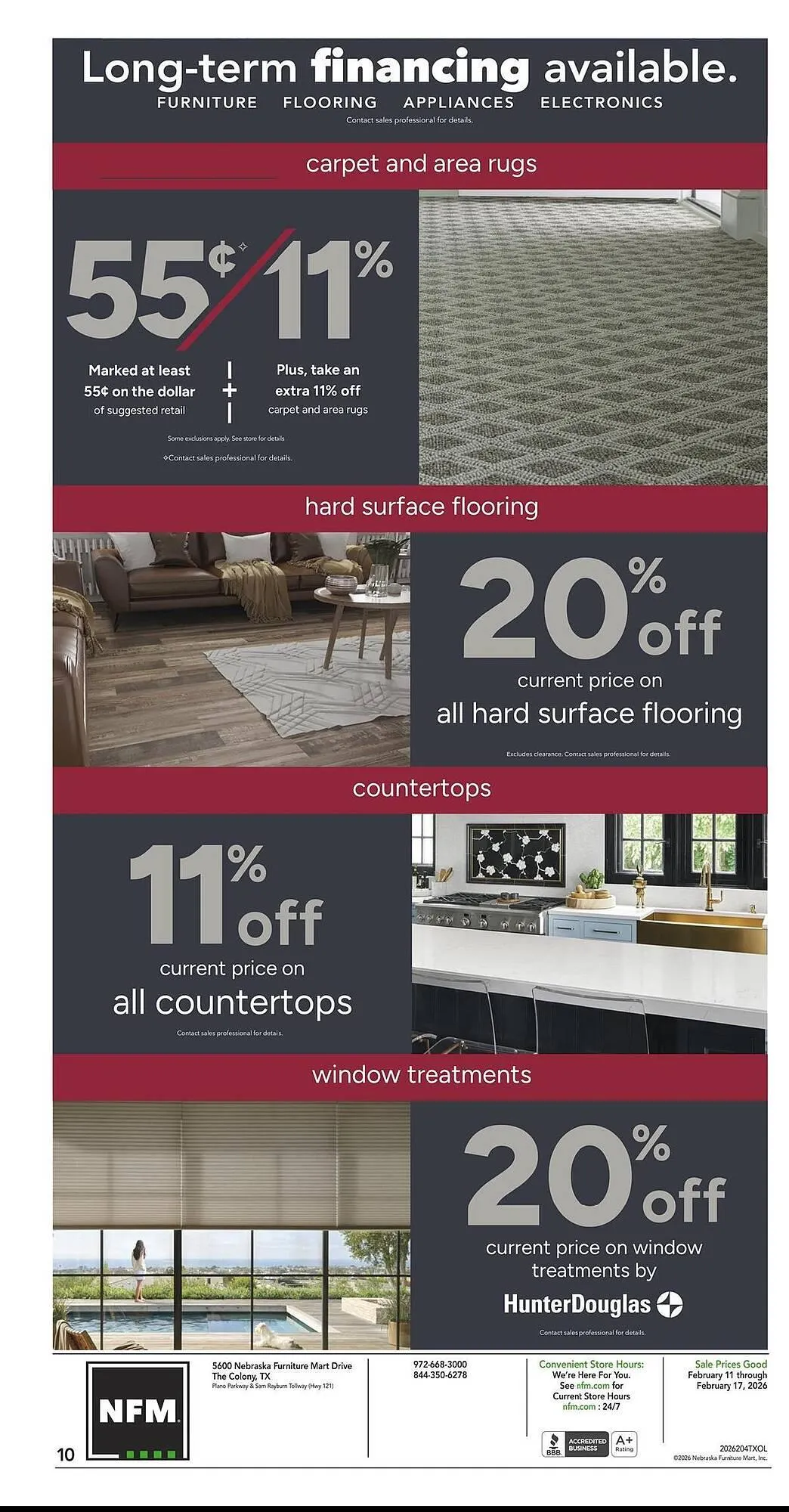 Weekly ad Nebraska Furniture Mart weekly ad from February 11 to February 17 2026 - Page 10