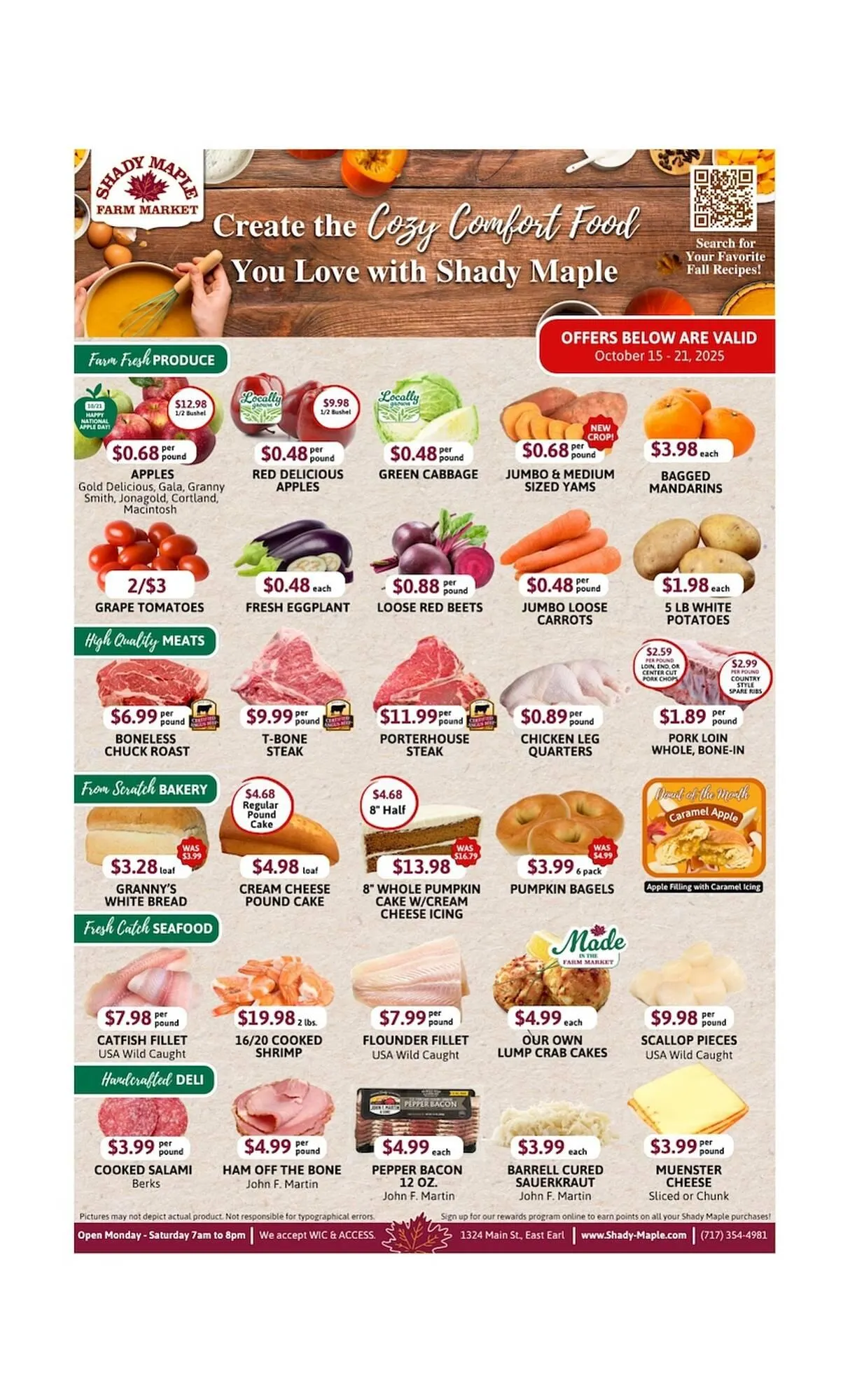 Weekly ad Shady Maple Farm Market weekly ad from October 15 to October 21 2025 - Page 1