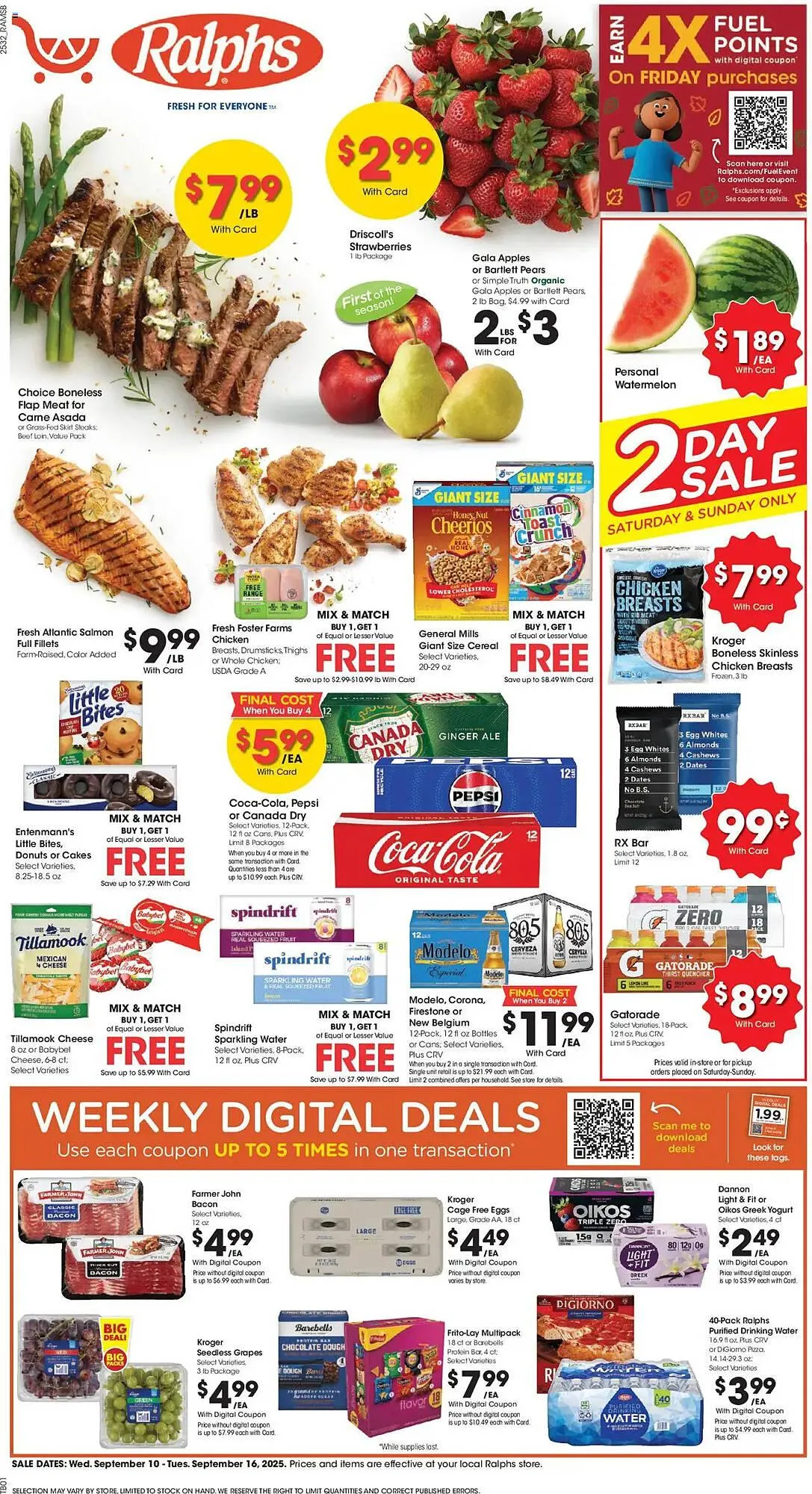 Weekly ad Ralphs weekly ad from September 10 to September 17 2025 - Page 1
