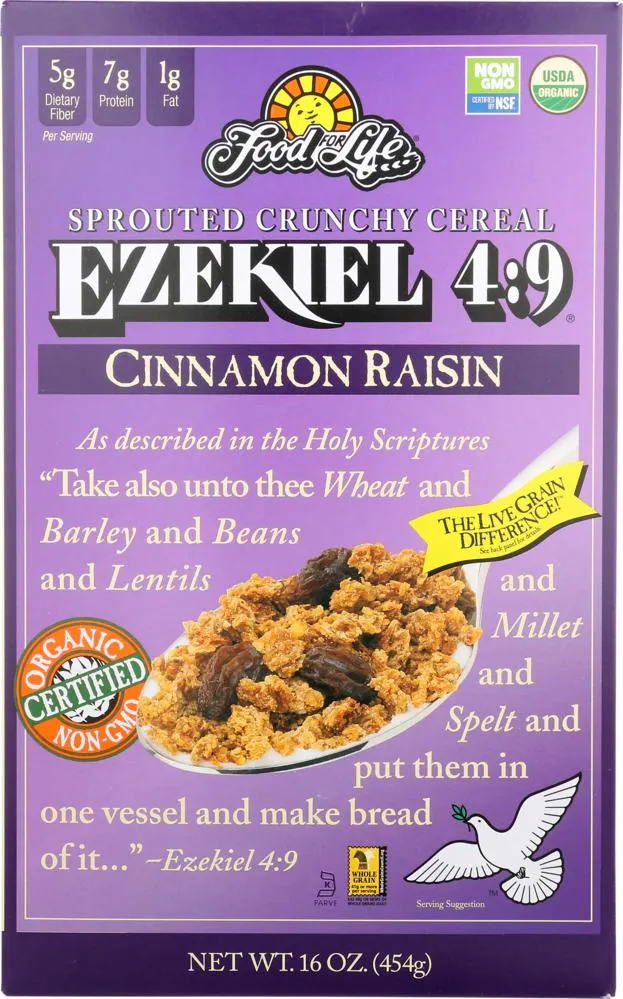 Cereal Ezekiel Cinnamon Raisin