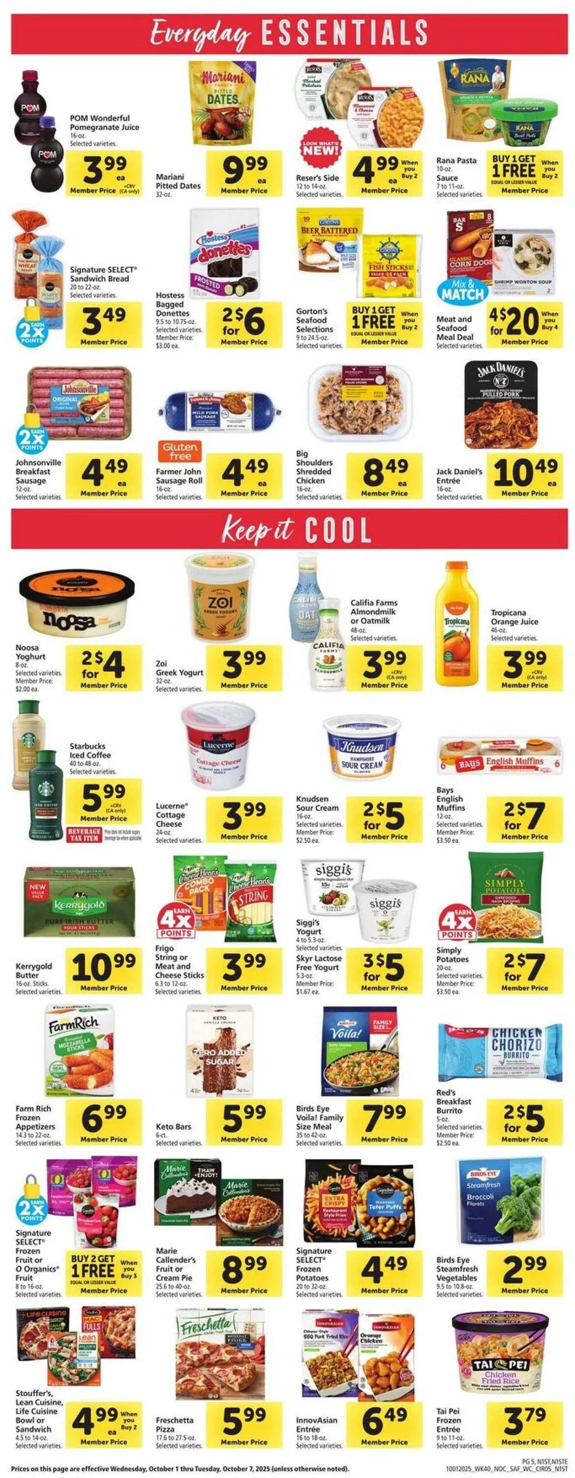 Weekly ad Safeway Current weekly ad from October 1 to October 7 2025 - Page 5