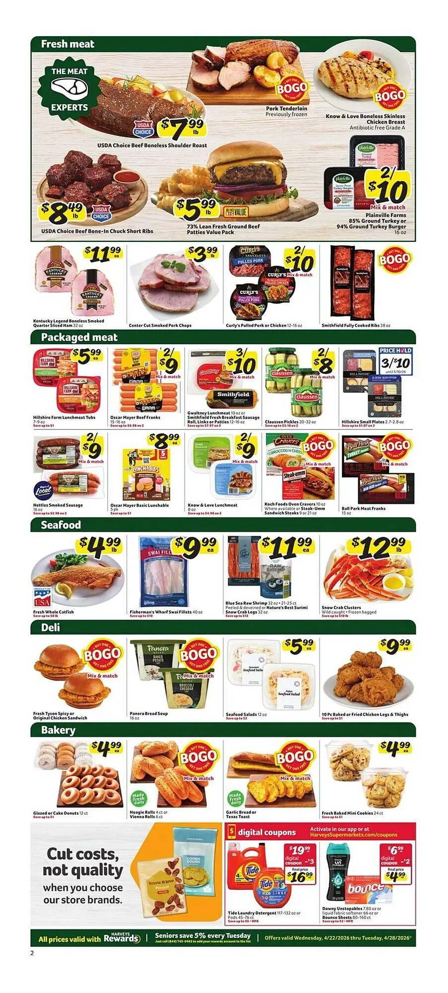 Weekly ad Harveys Supermarkets weekly ad from April 22 to April 28 2026 - Page 4