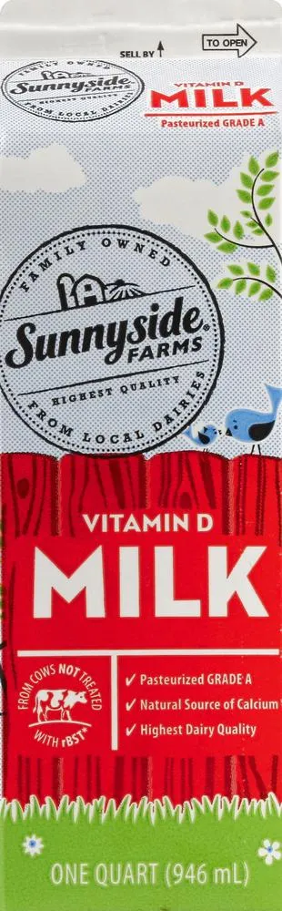 Sunnyside Farms Milk, Vitamin D