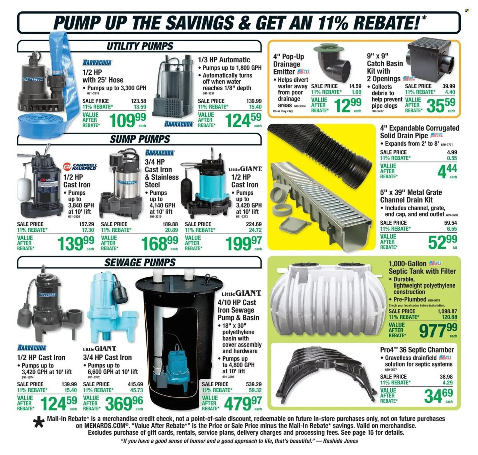 Weekly promotion Menards weekly ad spanning from April 2 to April 12 2026 - Page 15 for Catalogue 365