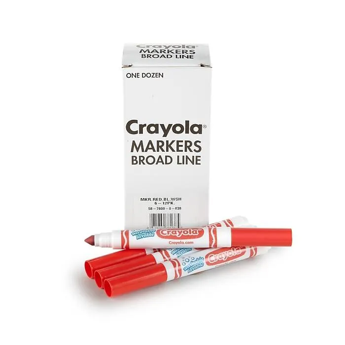 Crayola® Washable Broad Line Bulk Markers,