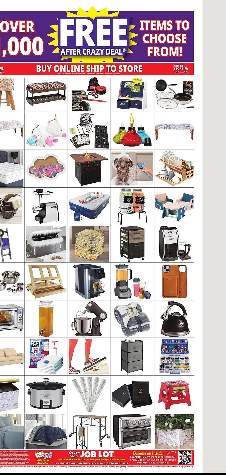 Weekly ad Ocean State Job Lot flyer from December 25 to December 31 2025 - Page 31