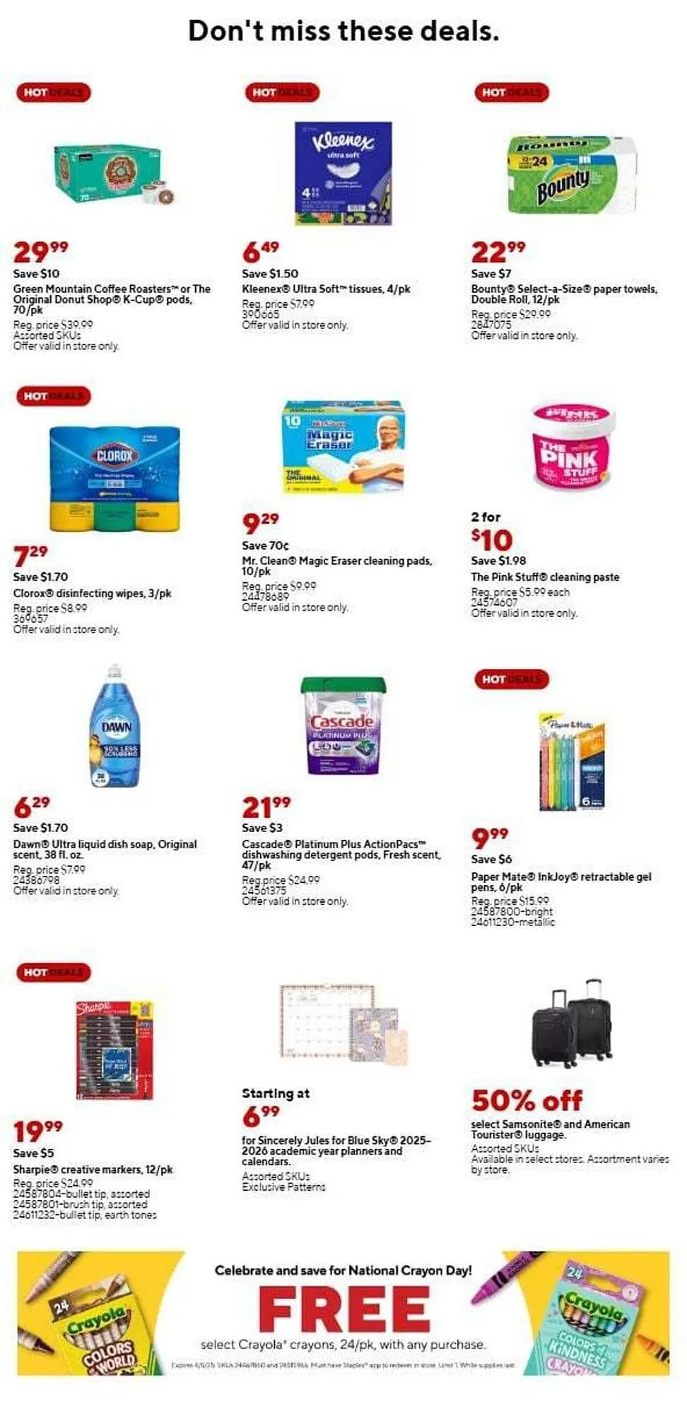 Weekly ad Staples Weekly Ad from April 17 to April 23 2025 - Page 3