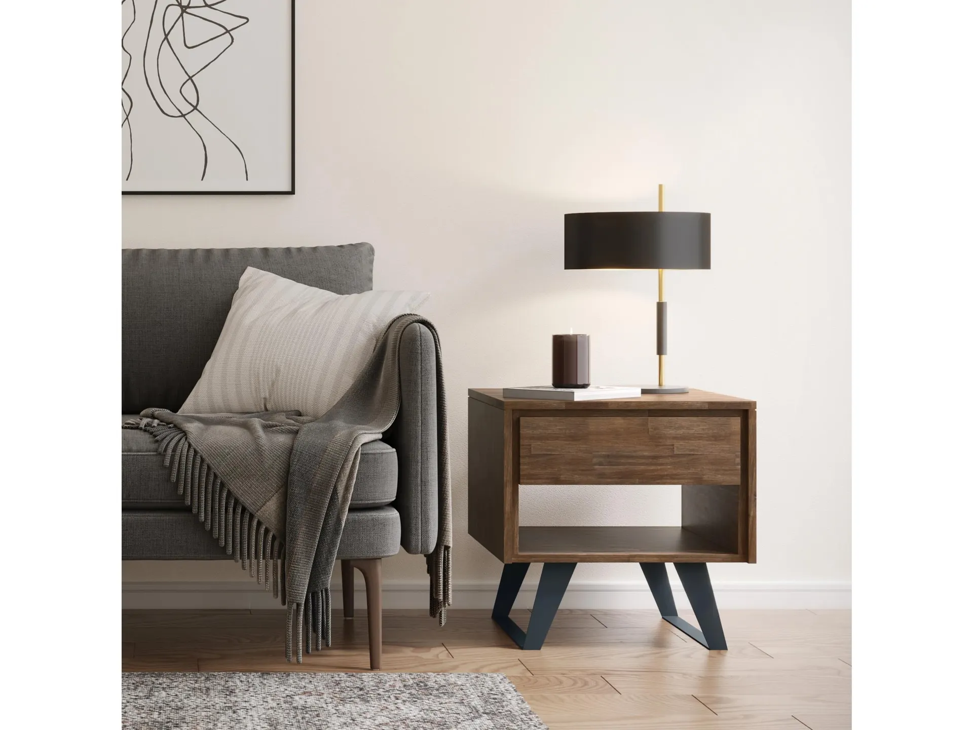 Simpli Home Lowry End Table