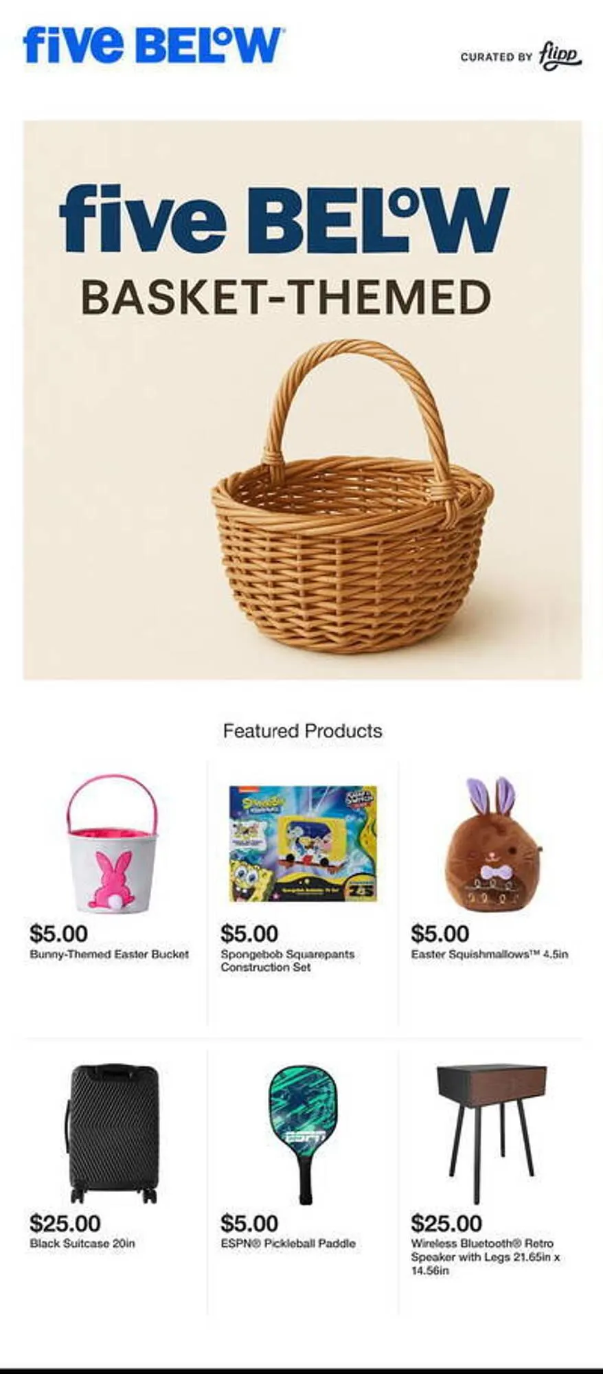 Weekly ad Five Below Weekly Ad from April 1 to April 7 2025 - Page 1