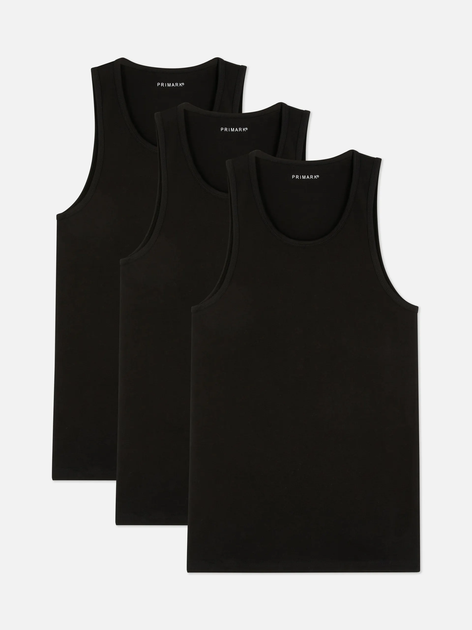 Mouwloos hemd, set van 3