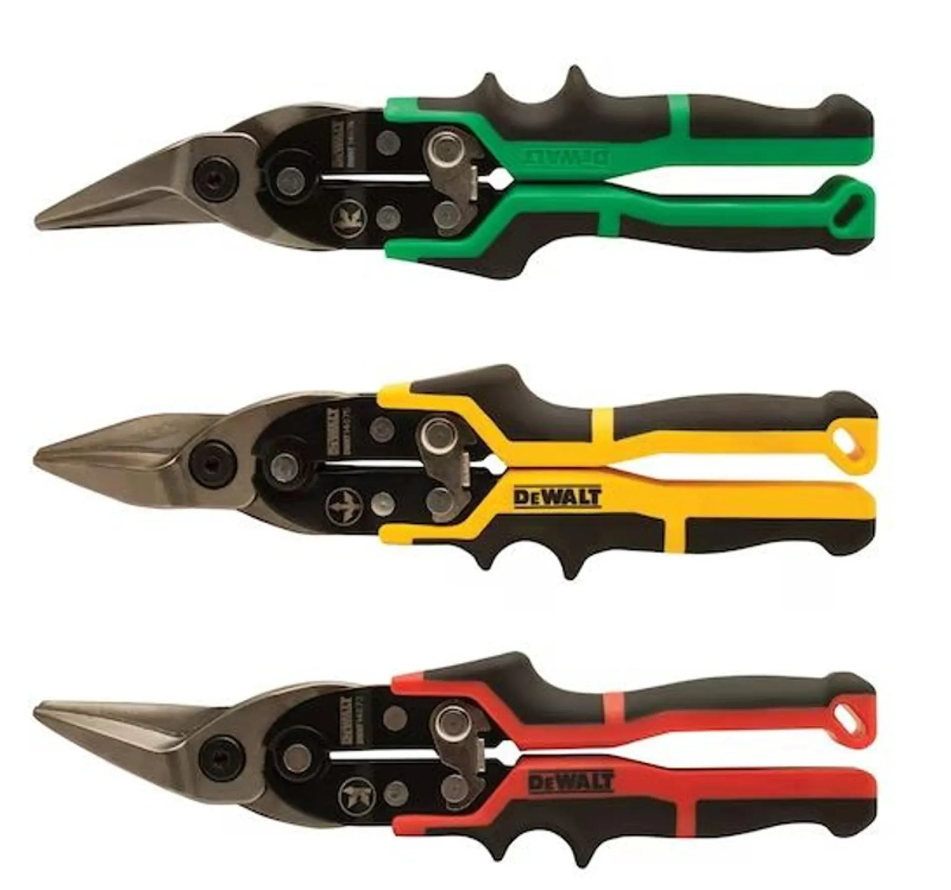 DeWalt Aviation Snips 3 Pack