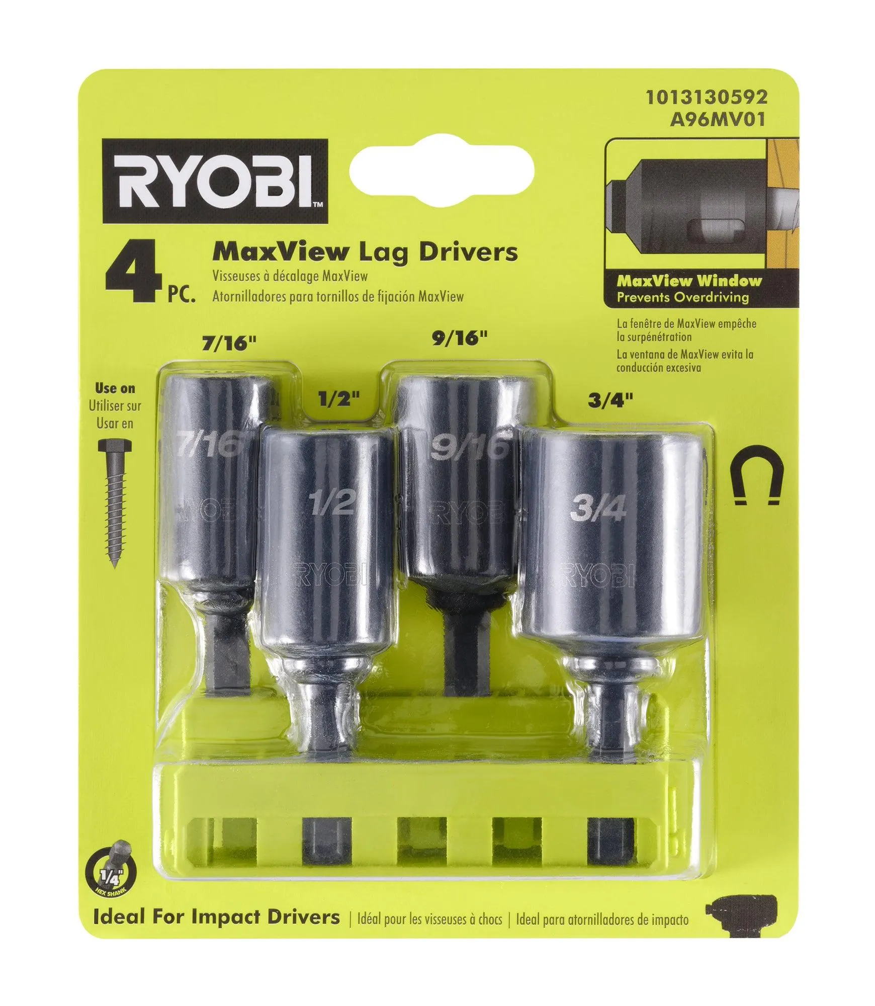 4 PC. MaxView™ Lag Drivers