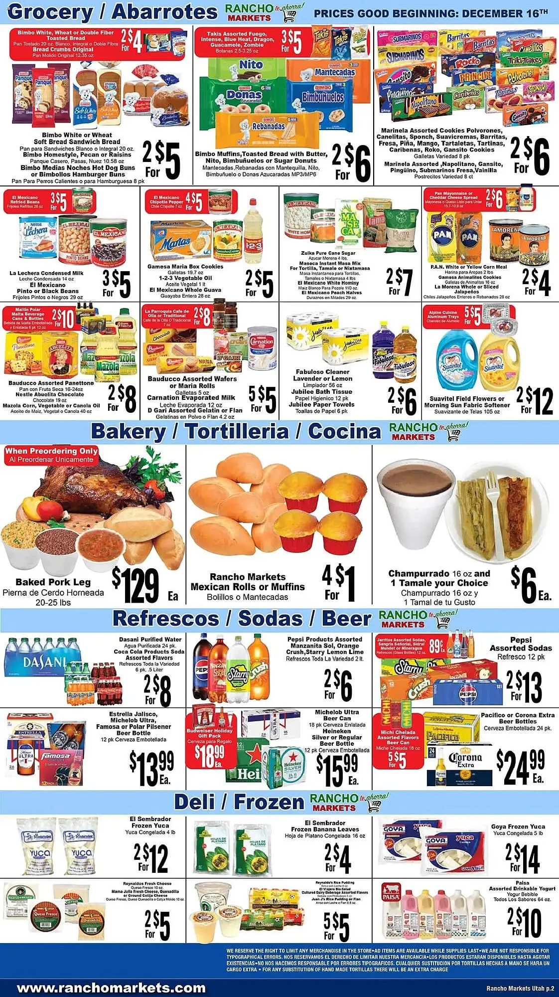 Weekly ad Rancho Markets weekly ad from December 16 to December 23 2025 - Page 2