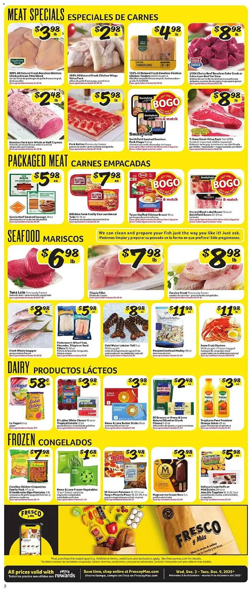 Weekly ad Fresco y Más weekly ad from December 3 to December 9 2025 - Page 2