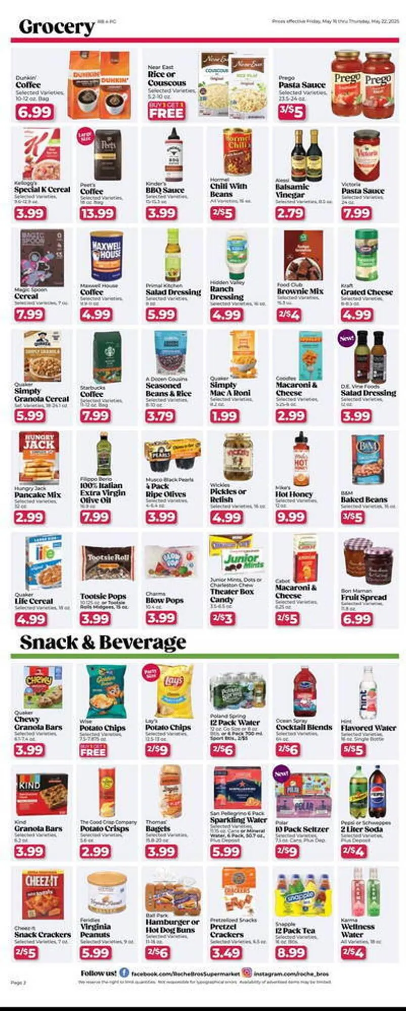 Weekly ad Roche Bros Weekly Ad from May 16 to May 22 2025 - Page 2