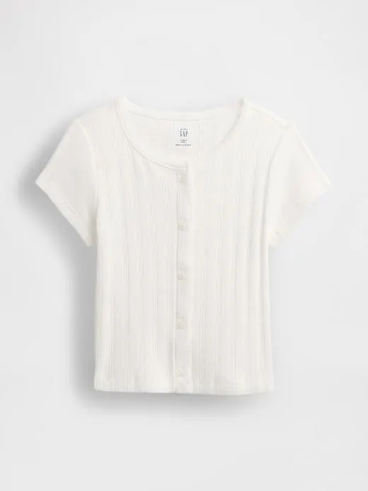 Baby & Toddler Pointelle Rib Top