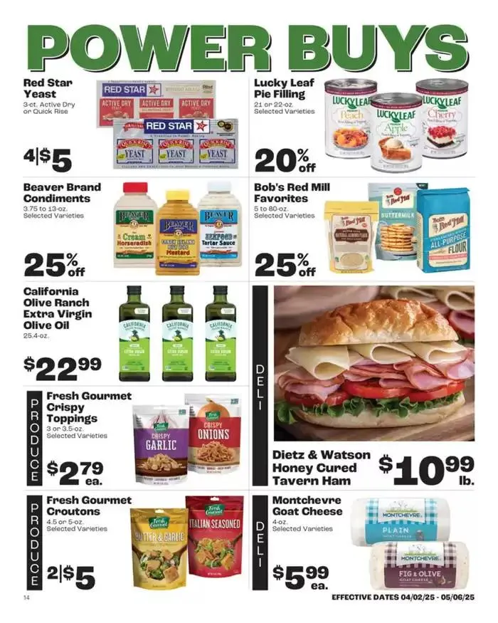 Weekly ad Rosauers Monthly Power Buys from April 2 to May 6 2025 - Page 14