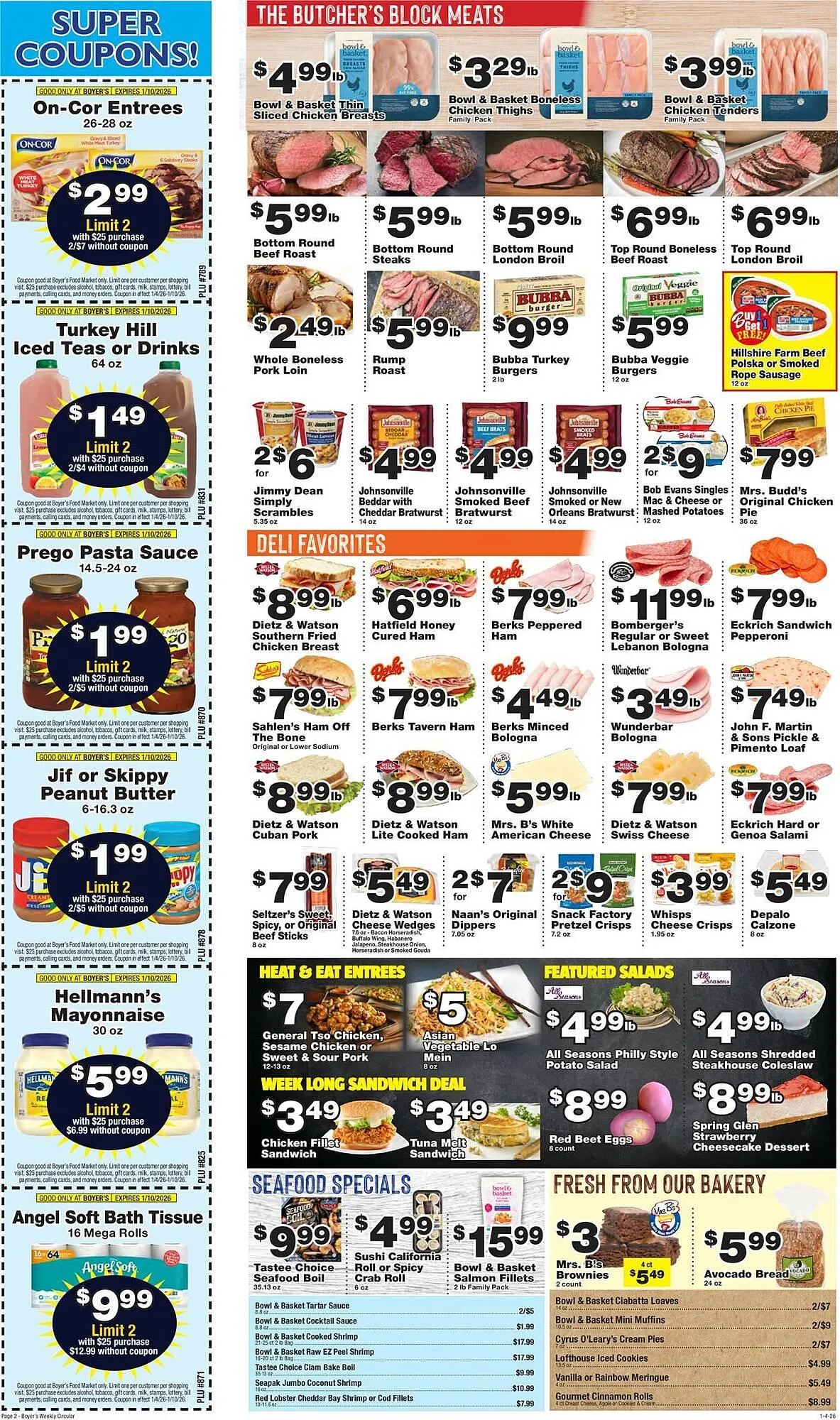 Weekly ad Boyer's Food Markets weekly ad from January 4 to January 10 2026 - Page 2