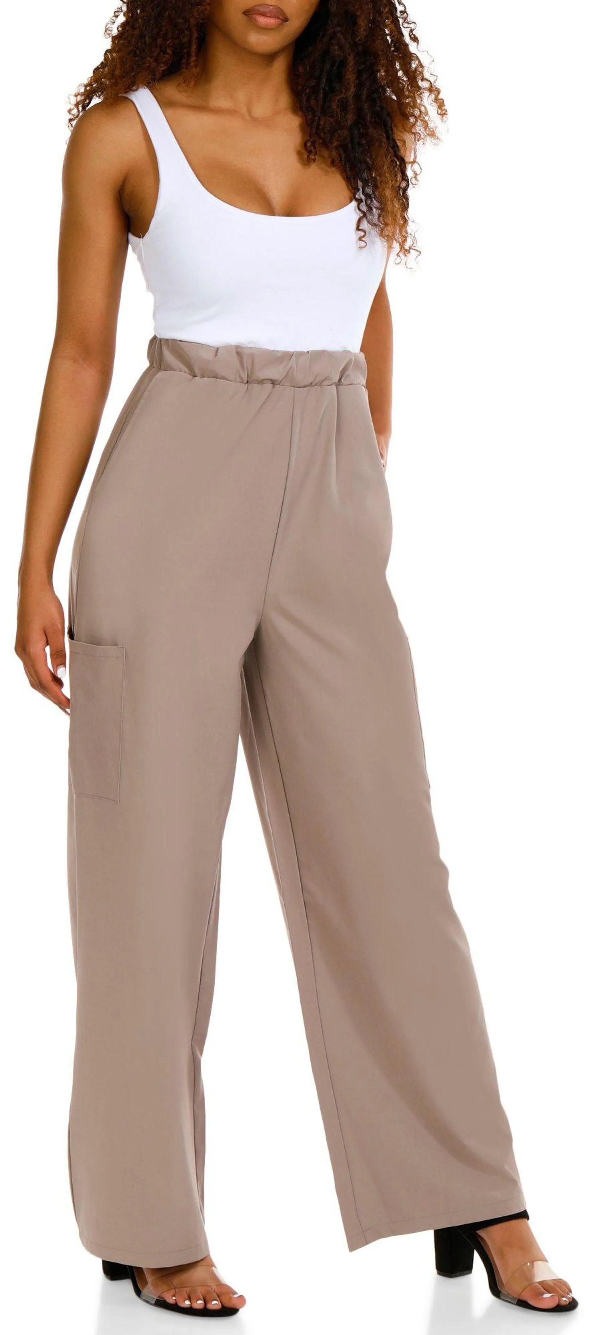 Derek Heart Juniors 2Fer Sleeveless Cargo Jumpsuit