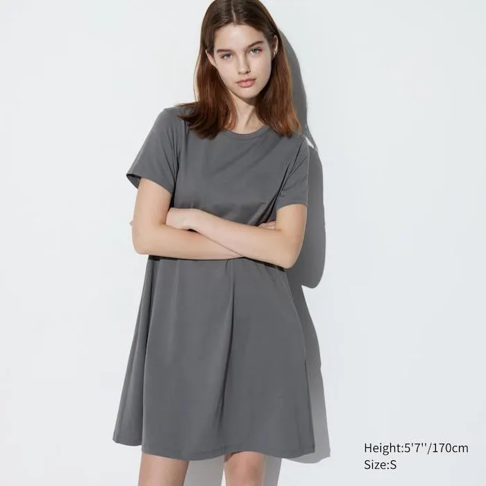 AIRism Cotton Short-Sleeve Mini Dress
