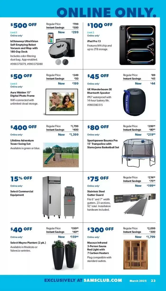 Weekly ad Sam's Club Weekly ad from March 12 to April 6 2025 - Page 23