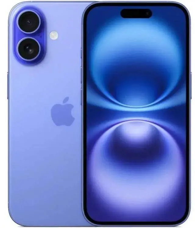 Apple iPhone 16 - 128GB - Ultramarine - Dual eSim - Fully Unlocked - Acceptable (Grade C)