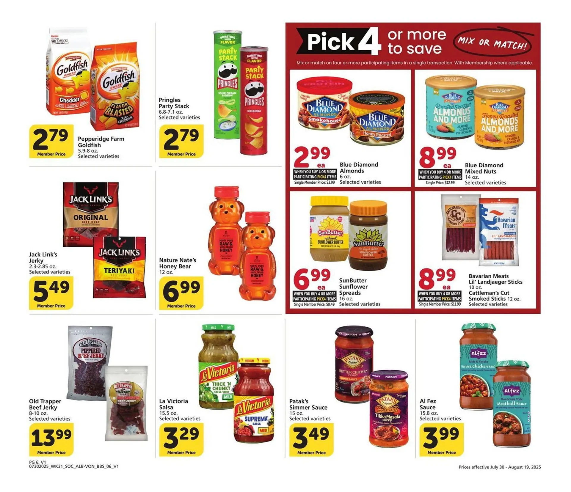 Weekly ad Albertsons Weekly Ad from July 30 to August 19 2025 - Page 6