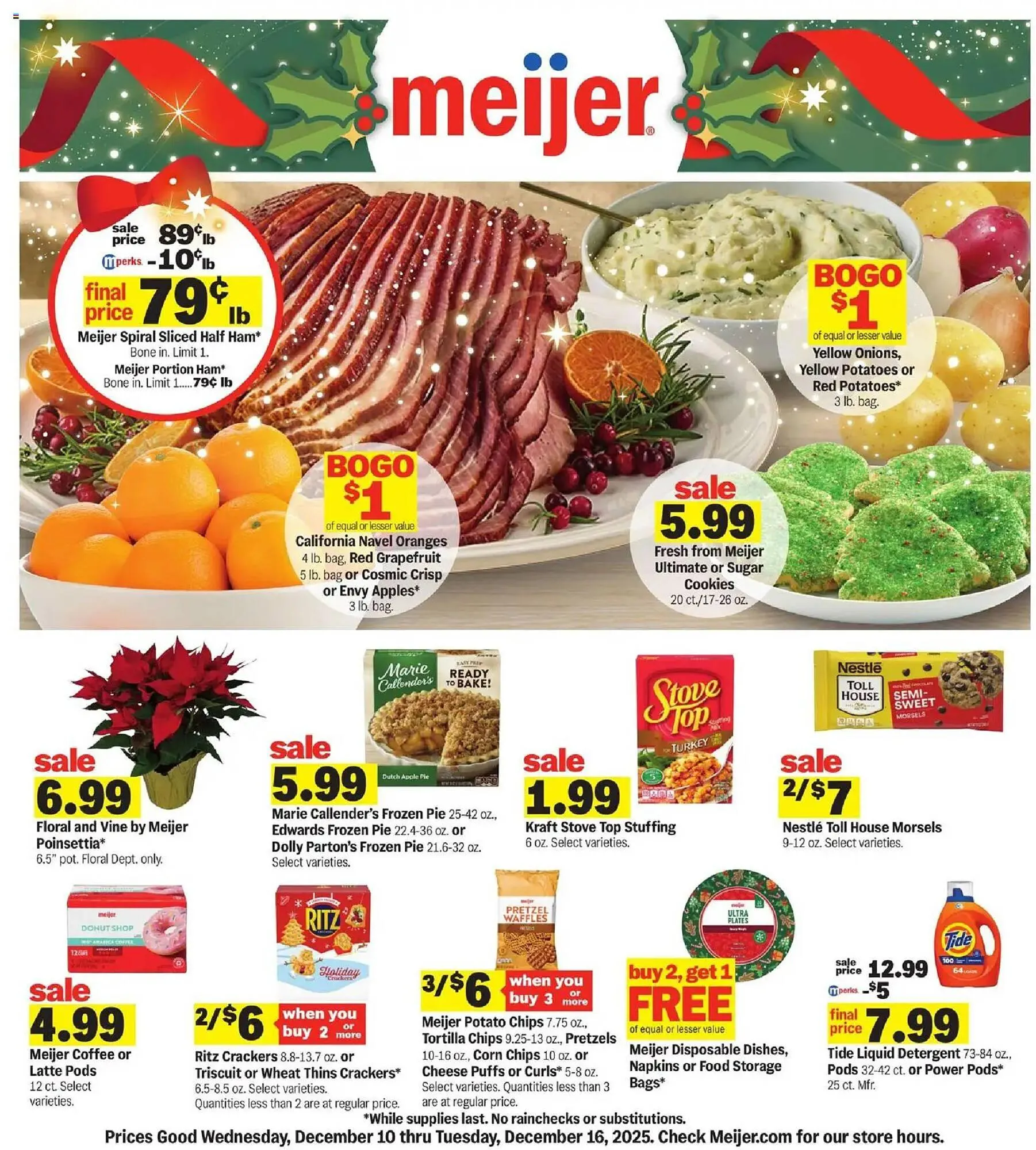 Weekly ad Meijer weekly ad from December 10 to December 16 2025 - Page 1