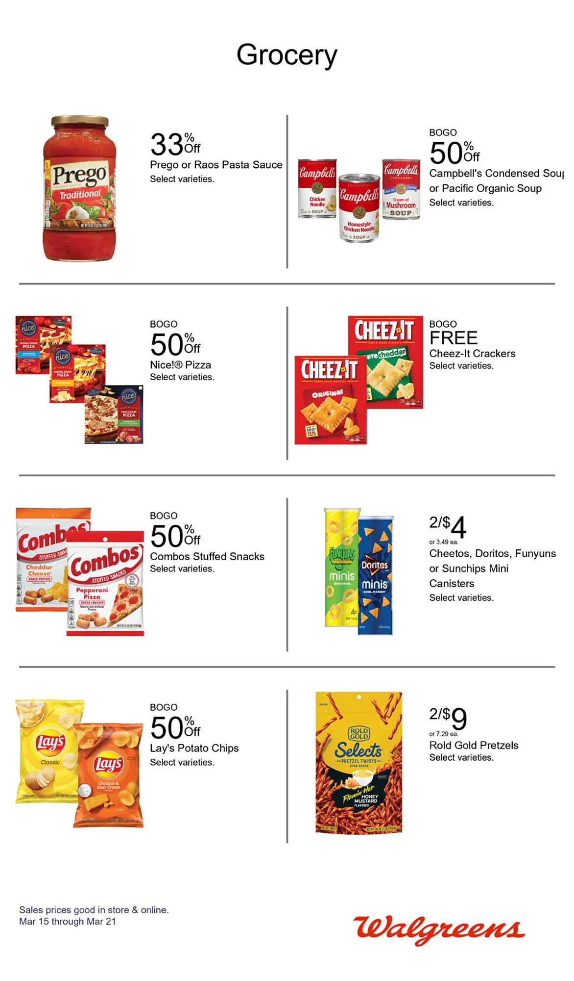 Weekly promotion Walgreens weekly ad spanning from March 15 to March 21 2026 - Page 40 for Catalogue 365