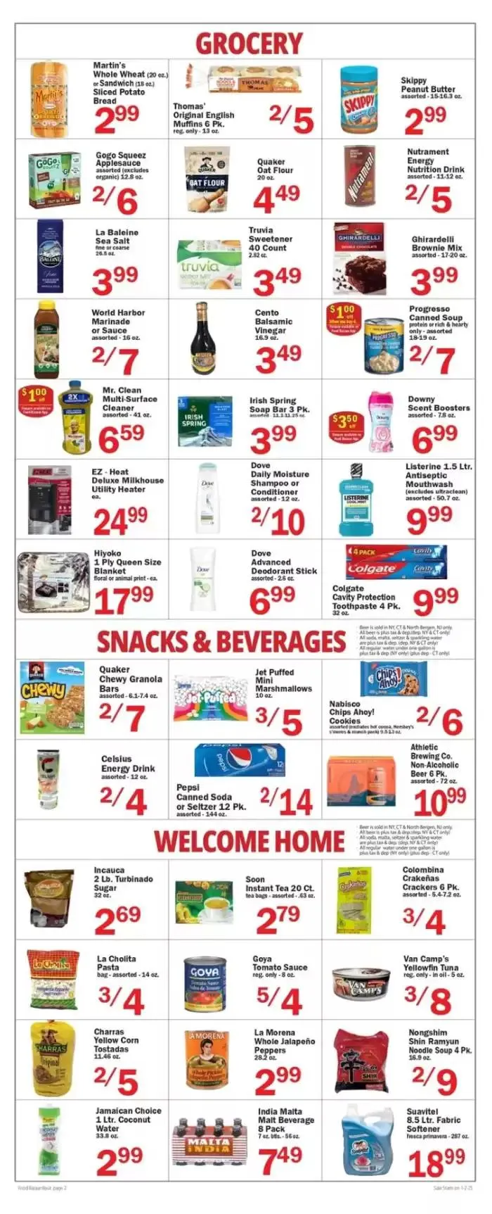 Weekly ad Food Bazaar weekly ad from January 2 to January 8 2025 - Page 2