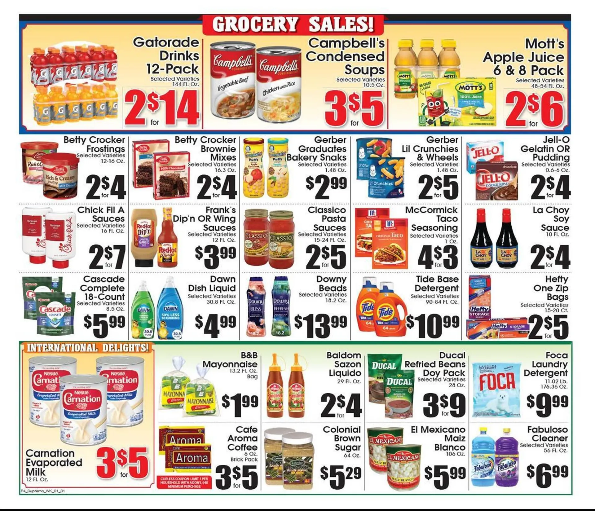 Weekly ad Supremo Foods Inc weekly ad from January 31 to February 6 2026 - Page 4