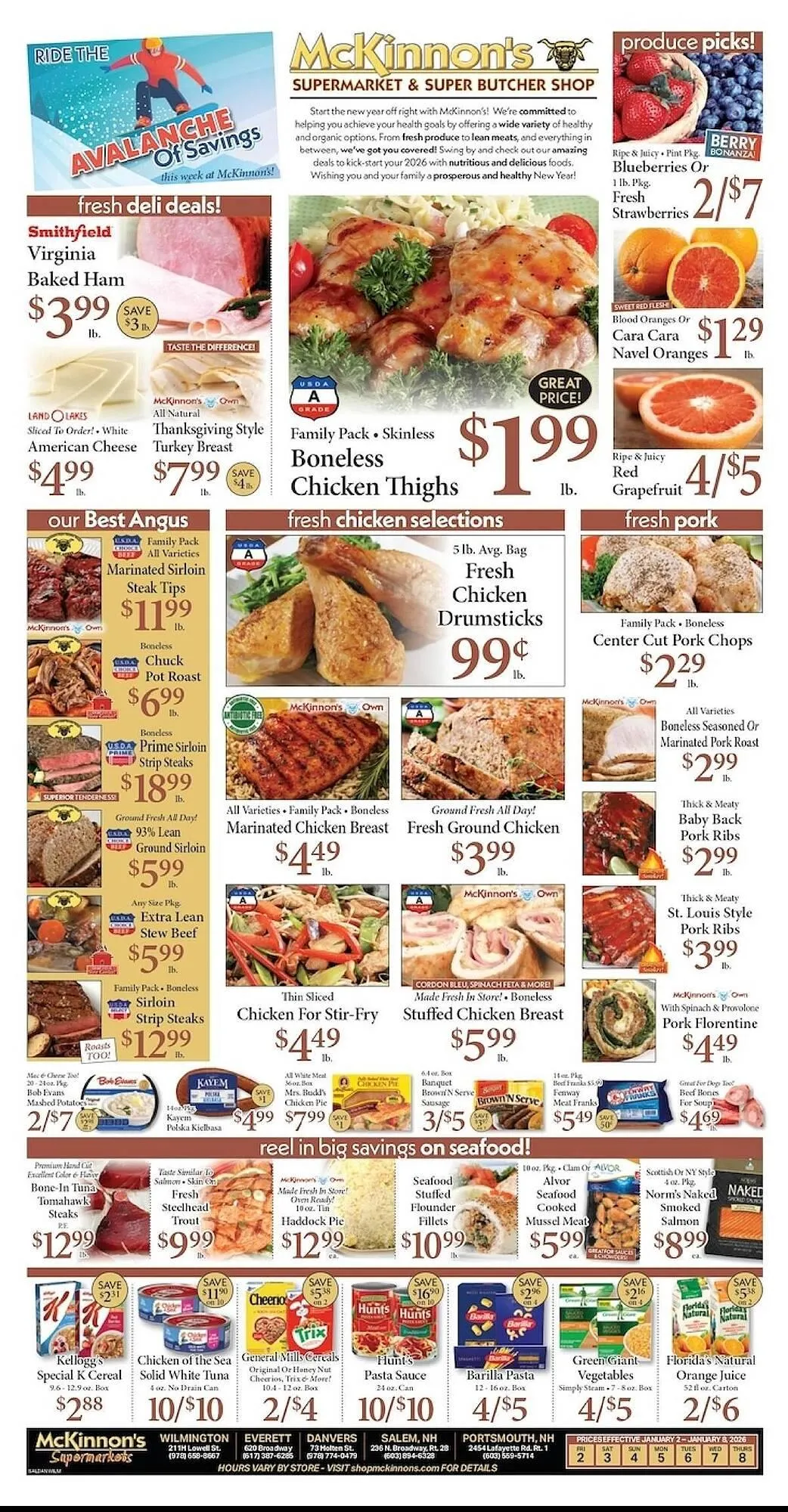 Weekly ad McKinnon's Supermarkets weekly ad from January 2 to January 8 2026 - Page 1