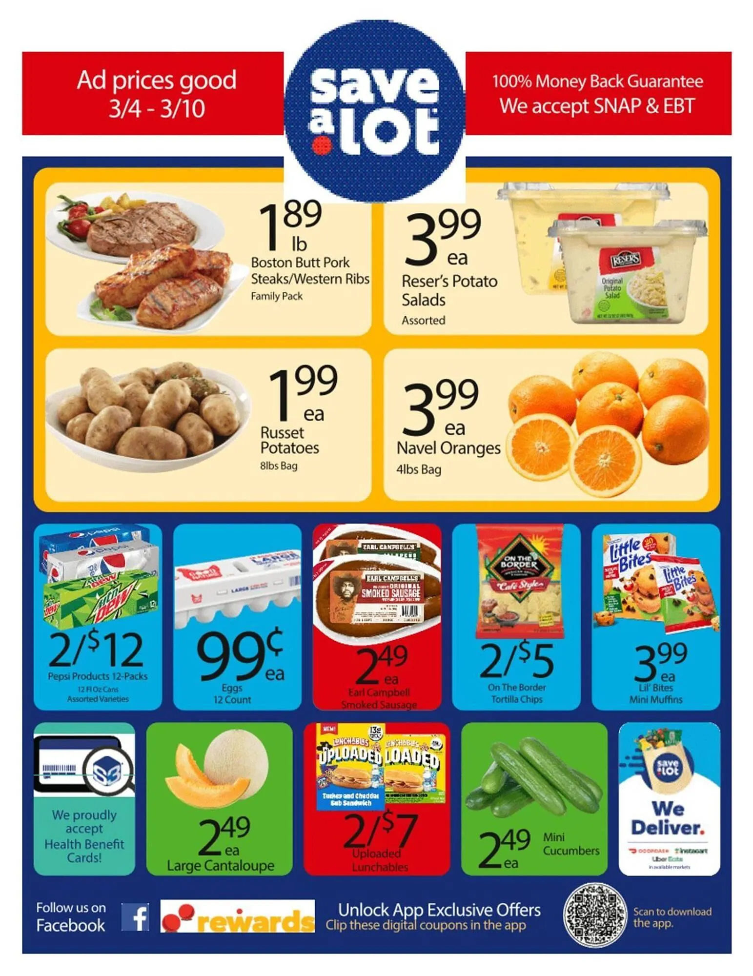 Weekly ad Save a Lot weekly ad from March 4 to March 10 2026 - Page 1