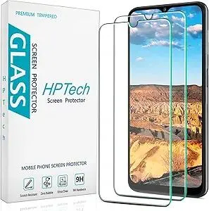 HPTech (2 Pack) Tempered Glass For Samsung Galaxy A32 5G Screen Protector, Easy to Install, Bubble Free, Work with 99% Case Friendly