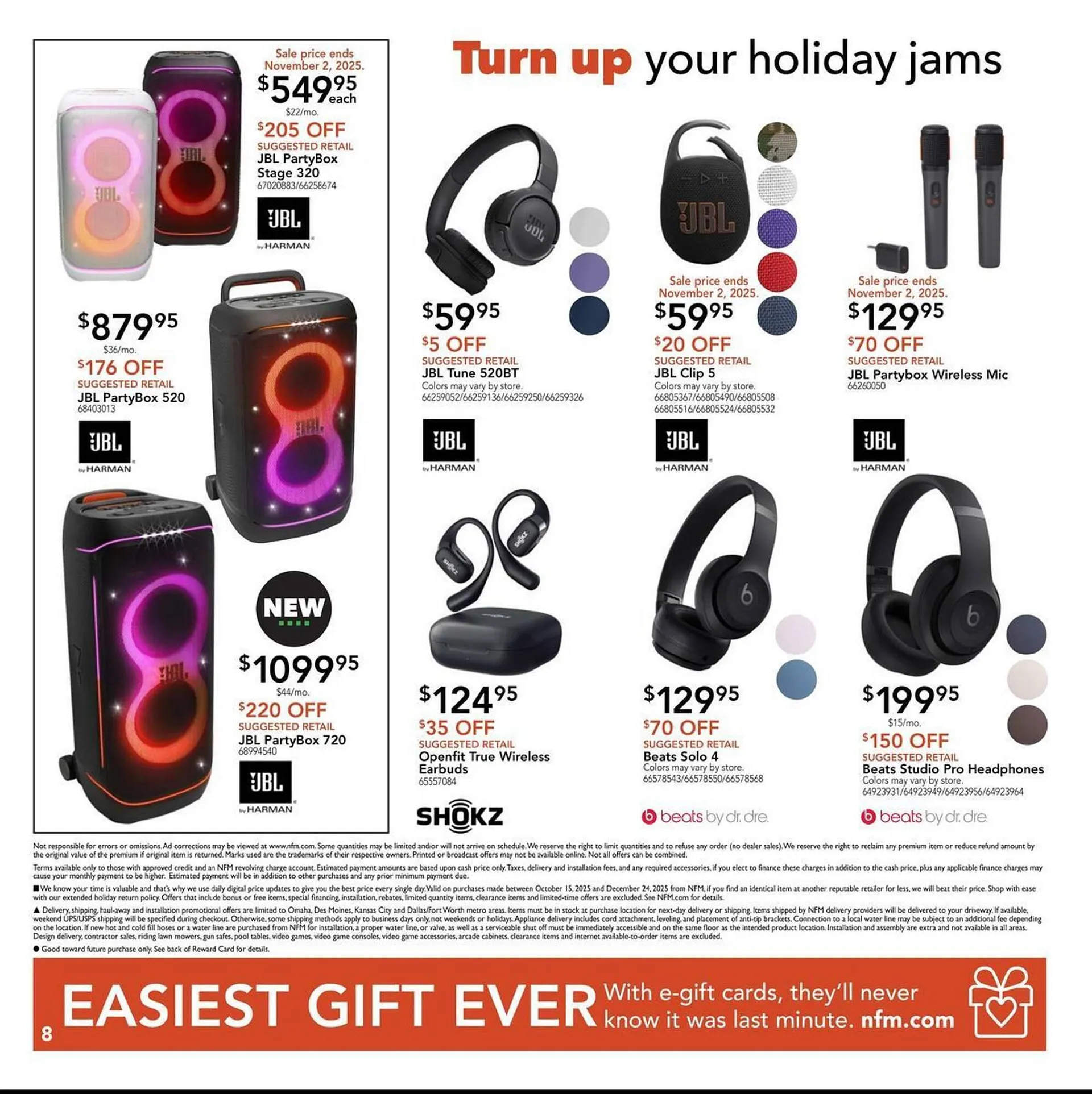 Weekly ad Nebraska Furniture Mart weekly ad from November 1 to November 4 2025 - Page 8