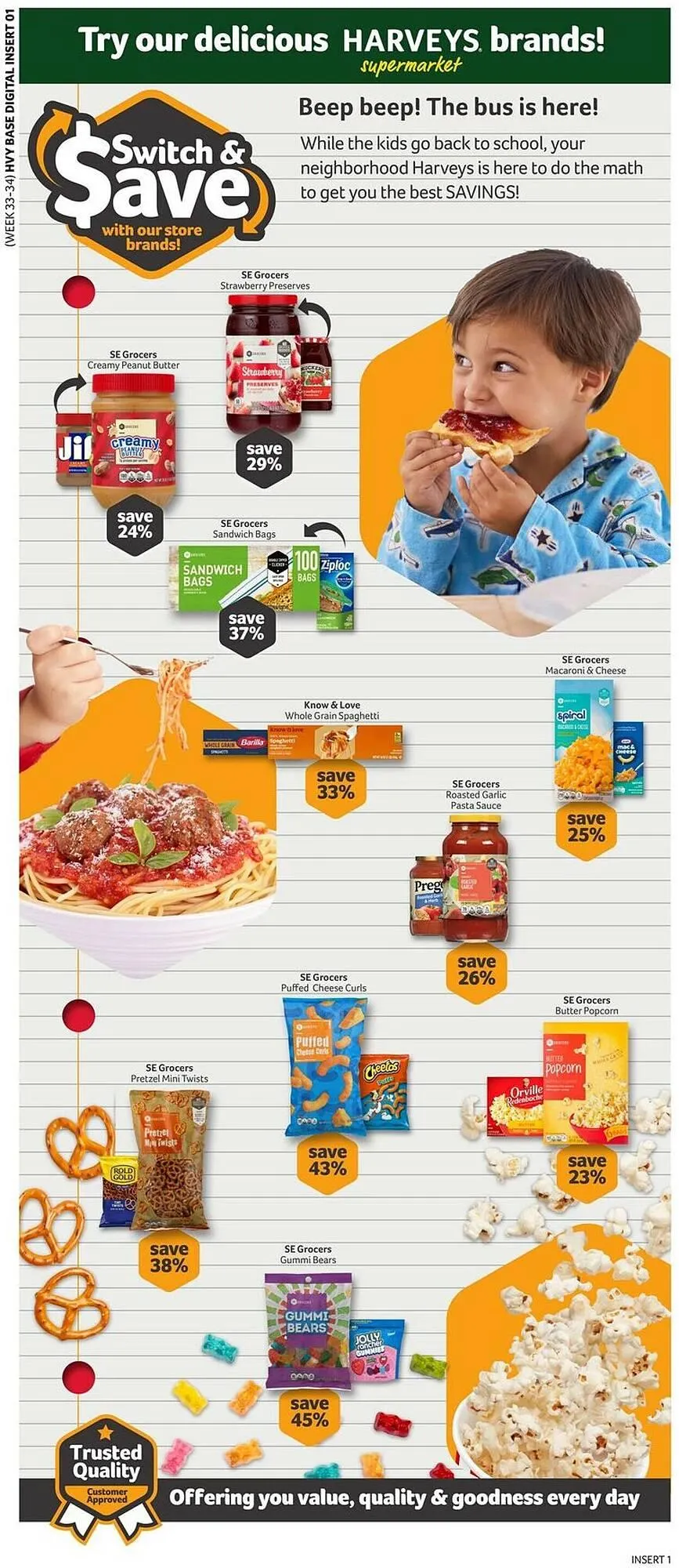 Weekly ad Harveys Supermarkets Weekly Ad from August 6 to August 12 2025 - Page 9