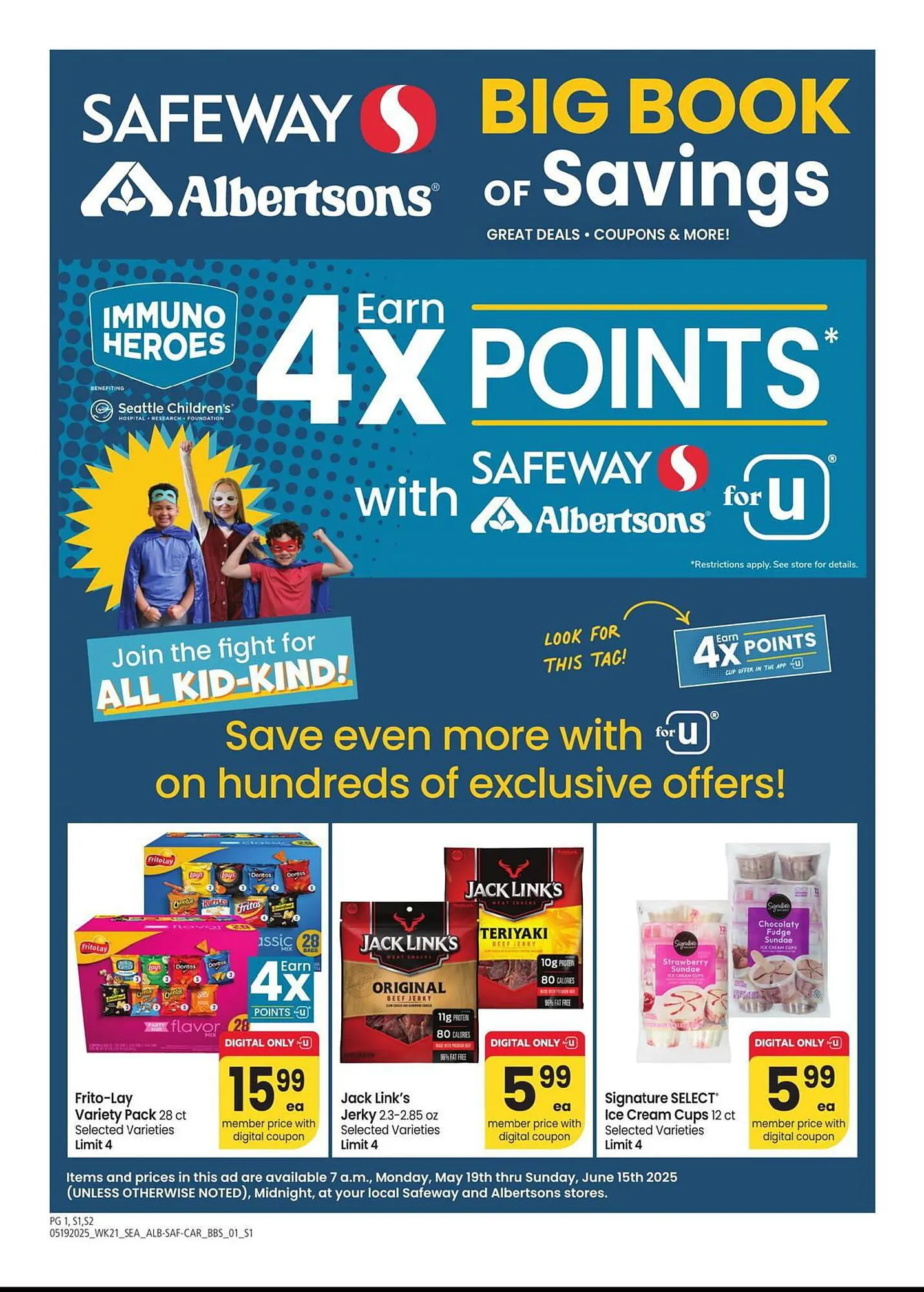Weekly ad Albertsons Weekly Ad from May 19 to June 15 2025 - Page 1