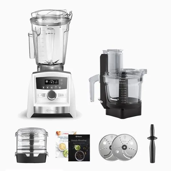 Vitamix® A3500 Gourmet SmartPrep Kitchen System Blender with Food Processor Attachment