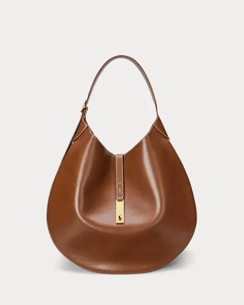 Polo ID Large Calfskin Shoulder Bag
