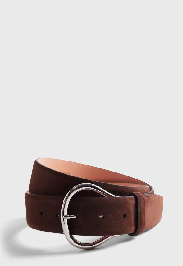 Horseshoe Suede Belt