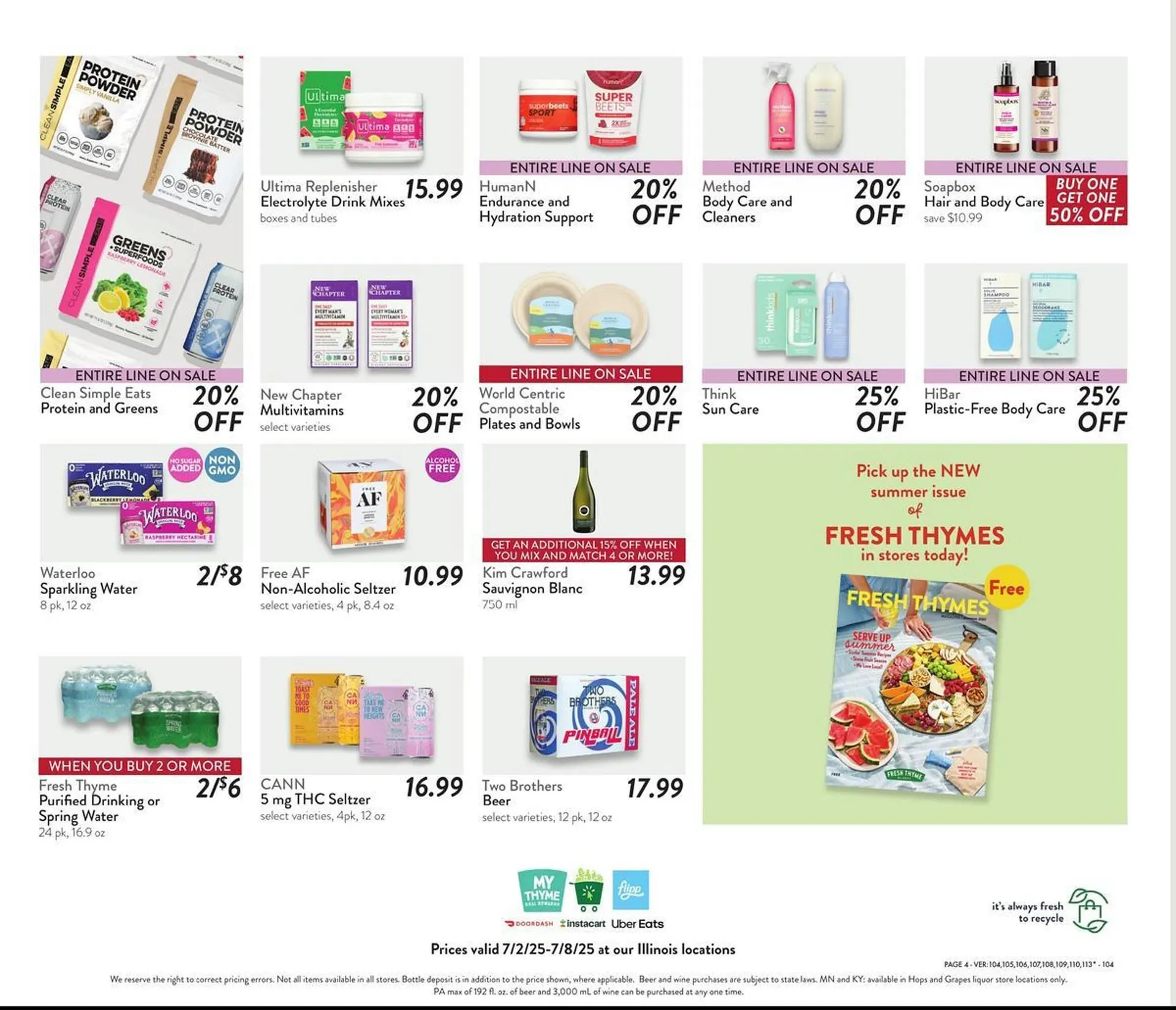 Weekly ad Fresh Thyme Weekly Ad from July 2 to July 8 2025 - Page 4