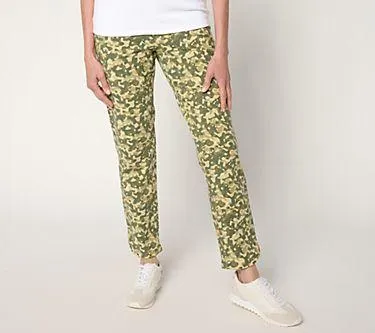 Denim & Co. Active Regular Duo Stretch Slim Leg Ankle Pant