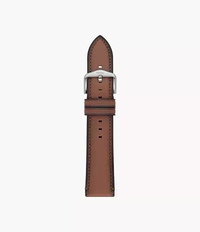22mm Medium Brown LiteHide™ Leather Strap