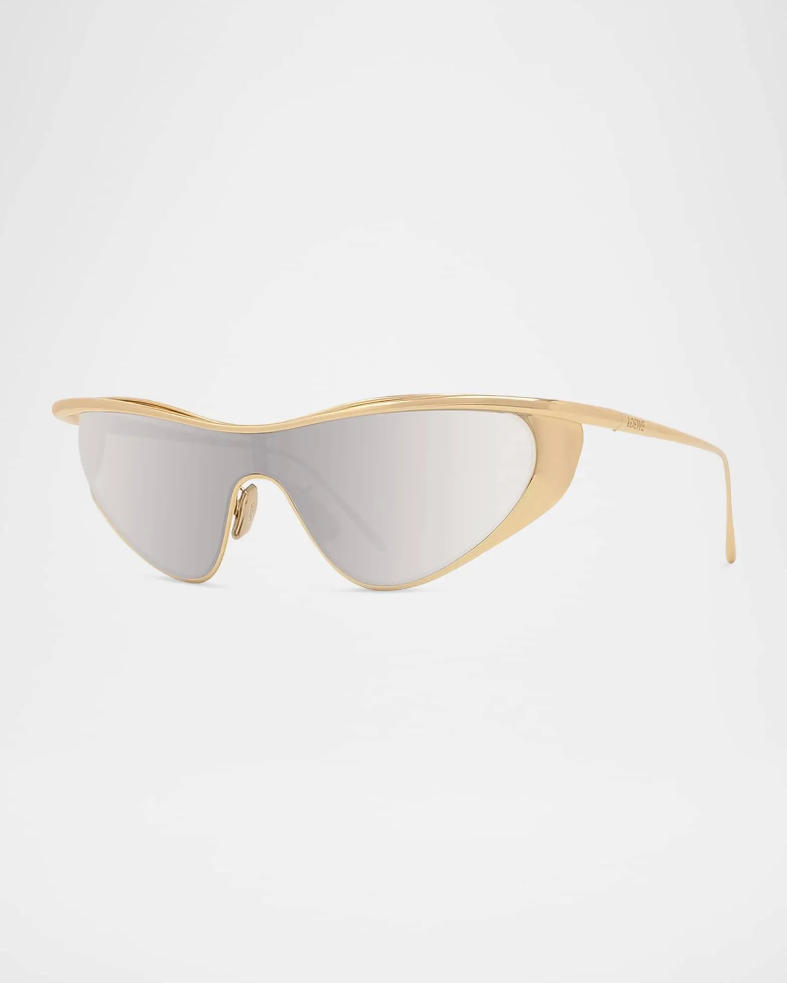 Signature Metal & Nylon Shield Sunglasses