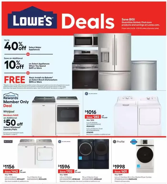 Weekly ad Great offer for all customers from February 6 to February 19 2025 - Page 1