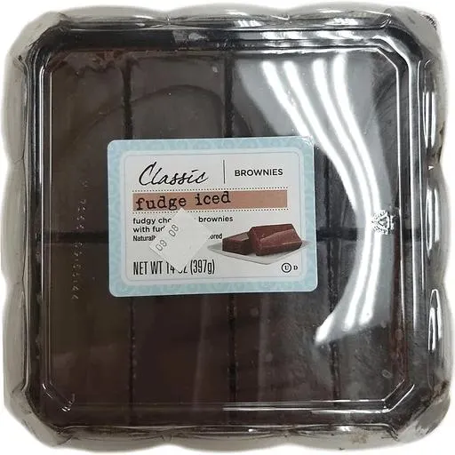 Dawn Fudge Iced Brownies