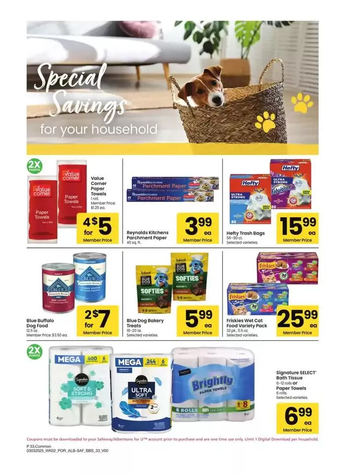 Weekly ad Albertsons - Portland - BBS from March 3 to March 30 2025 - Page 33