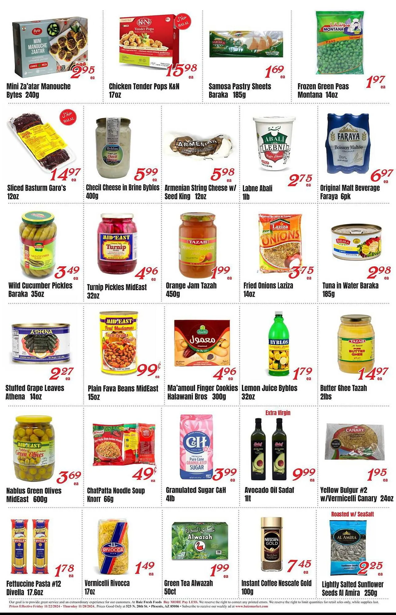 Weekly ad Baiz Market Place Weekly Ad from November 22 to November 28 2024 - Page 2